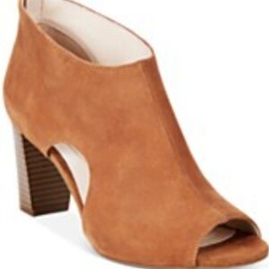 SOLD - Alfani Myhelles Suede Peep Toe Shootie